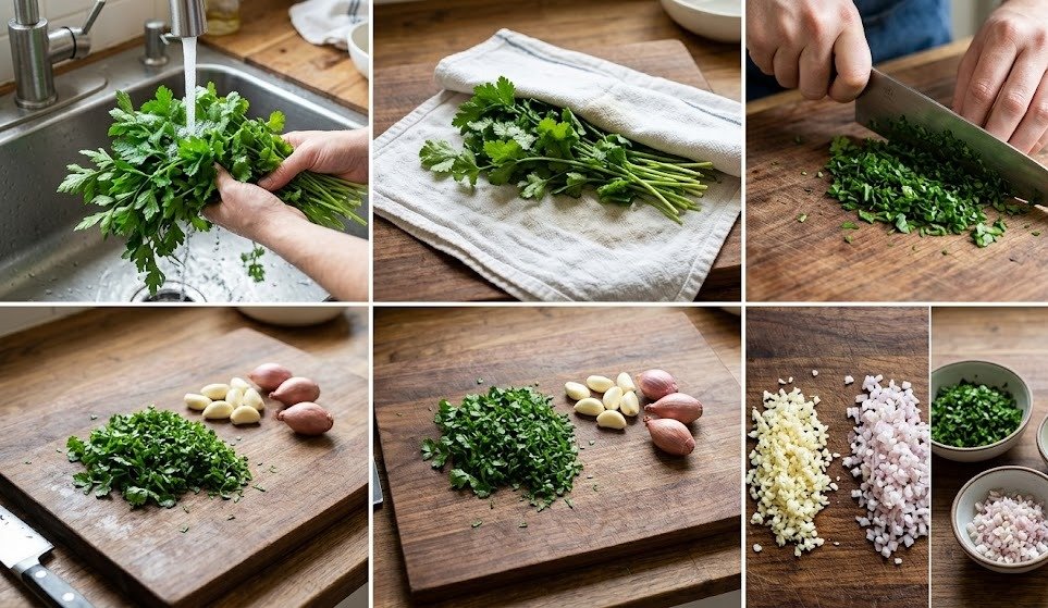 Garlic Chimichurri Recipe step 1