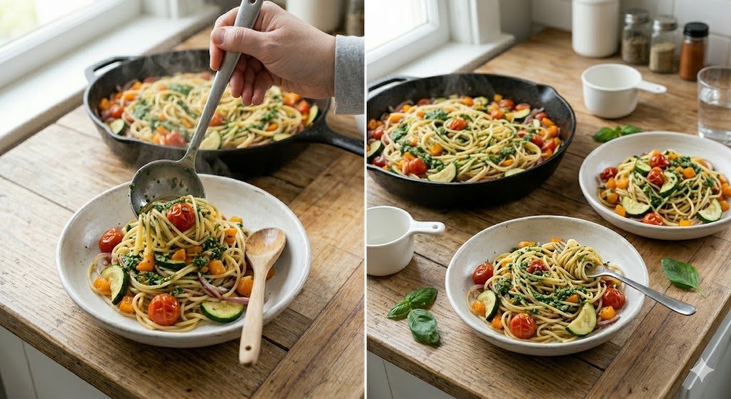 Chimichurri Pasta Recipe Step 7
