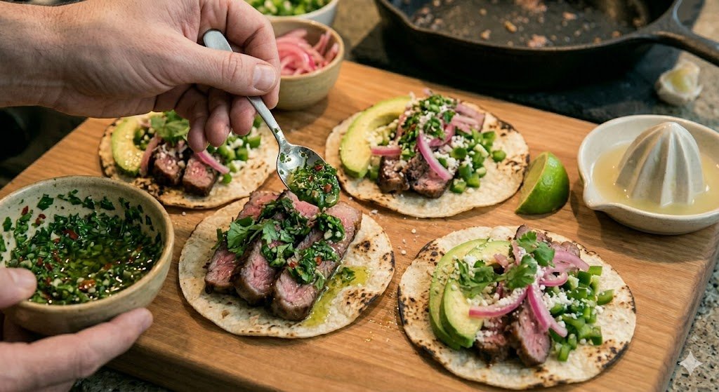 Chimichurri Steak Tacos Recipe Step 8
