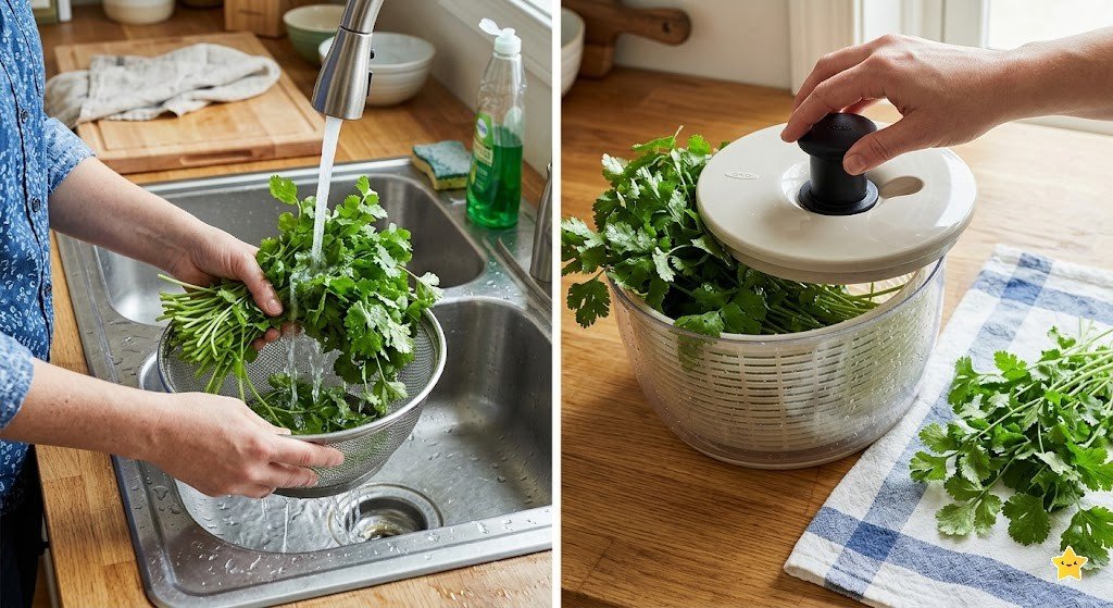 Cilantro Chimichurri Recipe Step 1