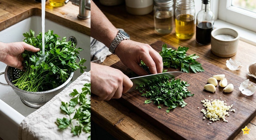 Salsa Chimichurri Recipe Step 1
