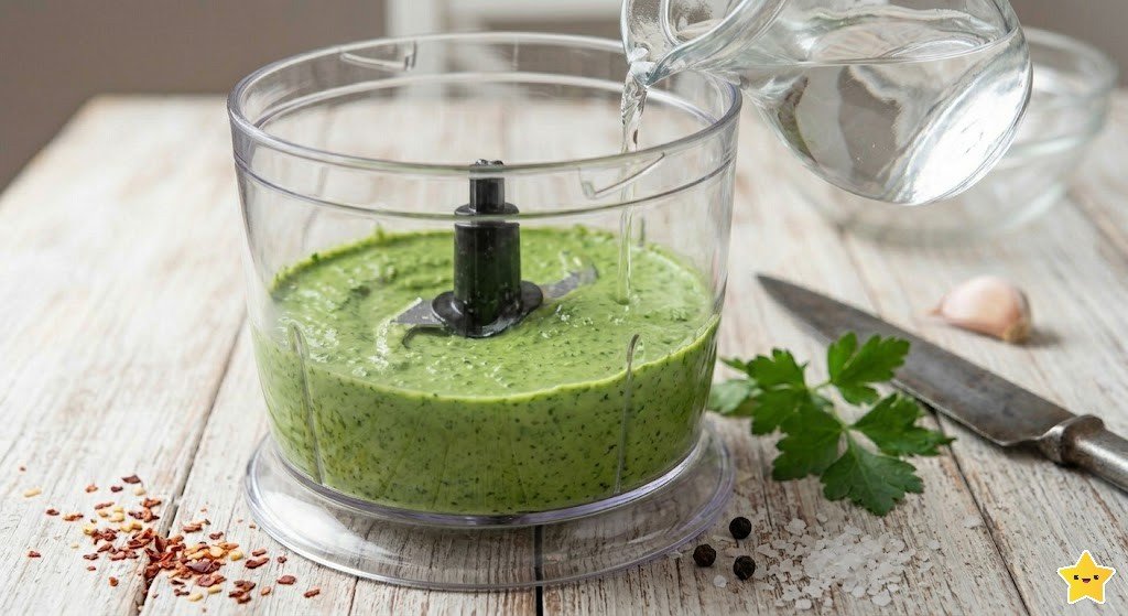 Cashew Chimichurri Recipe Step 4