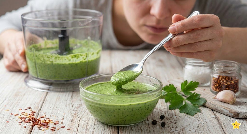 Cashew Chimichurri Recipe Step 5